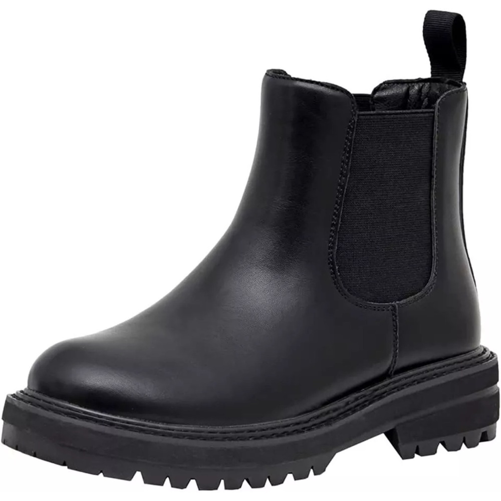 Dunes Women's Chase Chelsea Pull on Boot Black Size 9